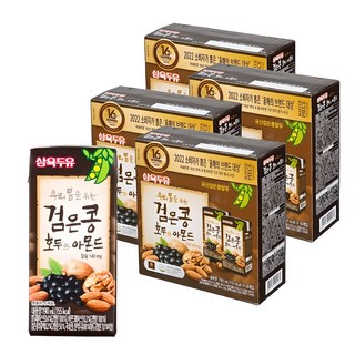 삼육두유 검은콩 호두와 아몬드, 190ml, 64개
