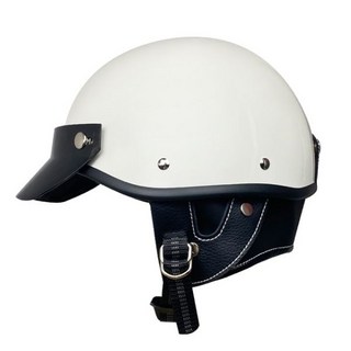 Casco de moto motocicleta Retro 보호자 de cabeza para Moto 스쿠터 빈티지 de cara, 1_S, 1개