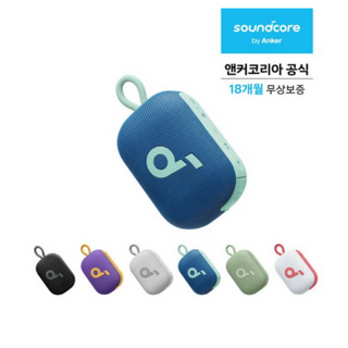 앤커 사운드코어 셀렉트4 Go 블루투스스피커 A31X1, A31X1031 (정품인증), Blue