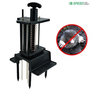 국산 원터치 두더지덫 사용 모습