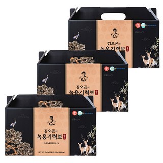 [김오곤의 녹용기력보 2+1] 원기회복 십전대보 한약재 진액, 90개, 70ml