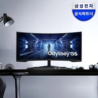 삼성전자 86.4cm QHD 오디세이 G5 게이밍 모니터, C34G55T
