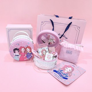 디엘프렌즈 크로스디엘백S 메이크업 SET 어린이메이크업세트 키즈메이크업, 1세트, 엘라