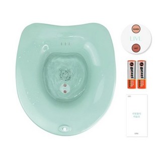 리빙블리 따숩꼬 온도측정 무선 버블 좌욕기