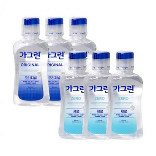 가그린 100ml x 3개세트 (오리지널/제로) 휴대용 가글, 제로
