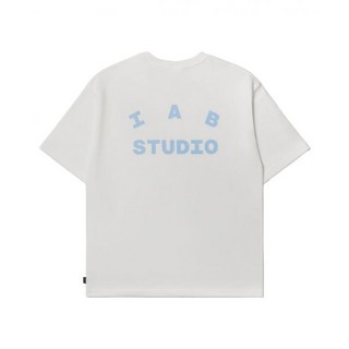 [정품아닐시3배보상] 아이앱 스튜디오 티셔츠 화이트 스카이 블루 IAB Studio T-Shirt White Sky Blue