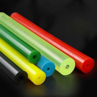 우레탄 가공 댐핑 길이 20x8x500mm 원통 우레탄바 탄력봉 사각 탄성고무봉, 외30*내8*길이500mm순황, 1개