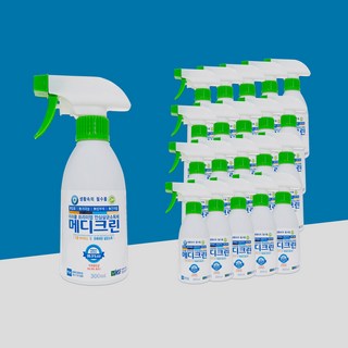 메디크린 300ml X 20개 미국 FDA 등록 살균 소독 스프레이 장난감소독제 토이클리너