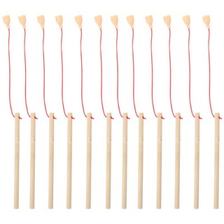 12Pcs/6pcs 나무 자기 낚시 극 나무 낚시대 조기 Educationaltoys 유치원 어린이 퍼즐 장난감 15cm, 02 12Pcs