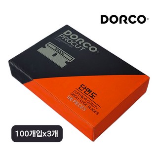 도루코 단면도날 단면날 단면도 100개입, 3개