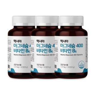프리벤트라 마그네슘 400 위드 비타민B6 1000mg x 90정, 3개