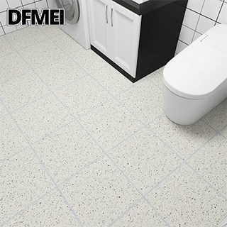 DFMEI 두꺼운 PVC 바닥 시트 자착 화장실 주방 시트 욕실 발코니 화장실 방수 시트, [셀프 스티커] D943, 1m 세로*60cm