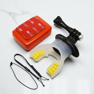 액션캠 서핑 마우스피스 수중 촬영 입 마운트 거치대, 1개, A096