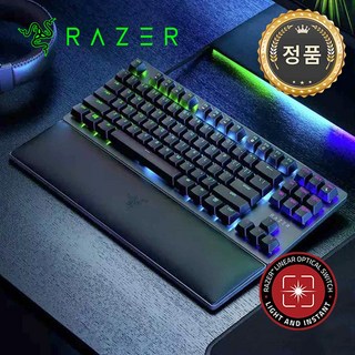 레이저 Huntsman V2 TKL Linear KR 키보드 사용 모습