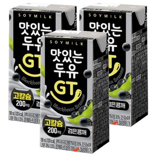 남양유업 맛있는두유 GT 검은콩깨 190ml 48팩, 48개, 0.19l