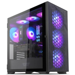 다크플래쉬 DLX21 RGB MESH 강화유리 블랙