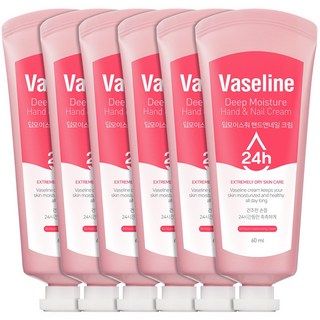시투와이 바세린 24h 딥 모이스춰 핸드 앤 네일 크림, 60ml, 6개