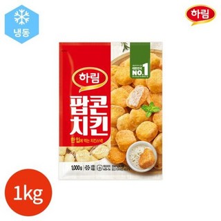 하림 팝콘치킨 1kg x 1봉, 1개