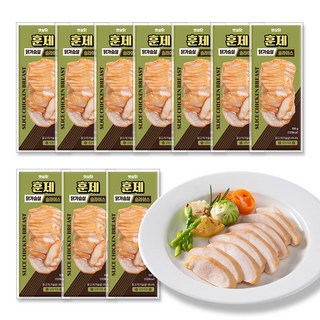 햇살닭 훈제 닭가슴살 슬라이스, 30개, 100g