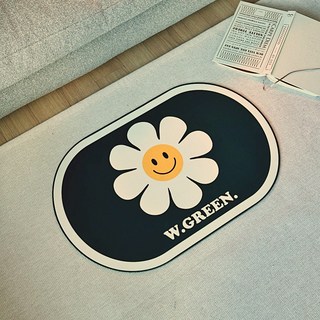 더블유그린 규조토 발매트 사용 모습
