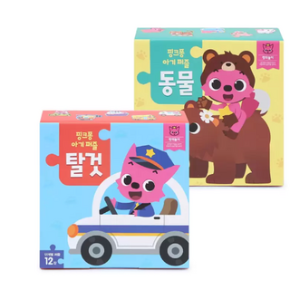 핑크퐁 아기 퍼즐 2종세트, 1개