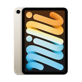 Apple iPad mini 6th Gen Wi-Fi Cellular 64GB - Starlight (MK8C3LL/A), One Size, One Color