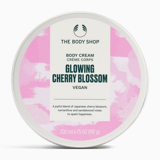 호주 더바디샵 The Body Shop Glowing Cherry Blossom Body Cream 글로잉 체리 블라썸 바디크림, 1개, 200ml