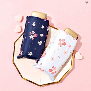 5단 양우산 가벼운 수동 양산 자외선 차단 초미니 암막 휴대용