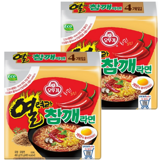 오뚜기 열려라 참깨라면 115g, 8개