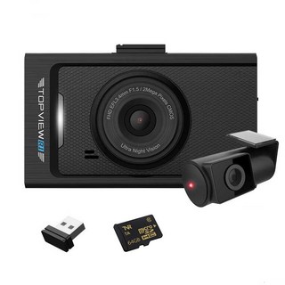 현대티앤알 2채널 FHD/HD 가성비 차량용 블랙박스 R1 WiFi 스마트폰 연동가능 2년 무상 AS, 64GB, 자가설치