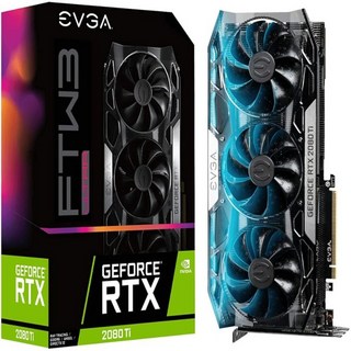 가격 EVGA GeForce RTX 2080 Ti FTW3 ULTRA GNG 11GB GDDR6 iCX2 기술 RGB LED 금속 백플레이트