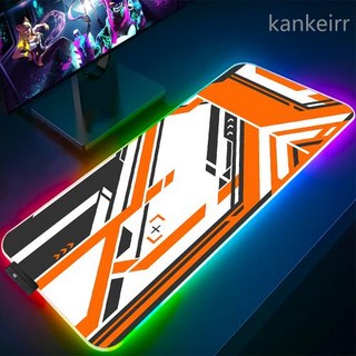 RGB 화이트 블랙 마우스 패드 Printstream 게임용 대형 Csgo 게이머 고무 매트 쿨 데스크 XXL, 175)CS06762