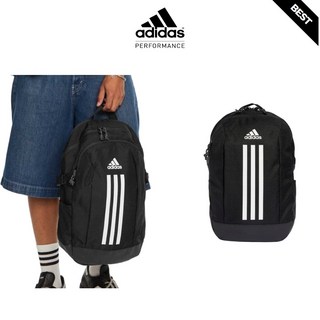 아디다스 남녀공용 파워 VII 신학기 책가방 백팩 IP9774, Black, 1개