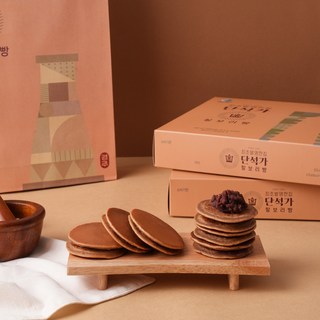 단석가 찰보리빵 20개입 국내산 찰보리 팥 100% 방사유정란, 500g, 1개