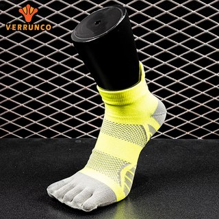 베룽코 웹삭스패스터 마라톤 러닝 발가락 양말, M (250-270mm), 6. 라임 그레이