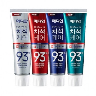 구취 오리지날 치석케어치약120g 화이트 메디안 3개세트, 그린 치석케어 치은염예방치약3개