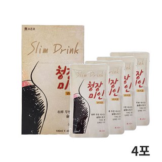 청장미인 100mlx4P 장청소 (소비기한 26년3월7일), 4개, 100ml