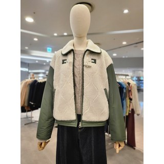 [써스데이아일랜드] 덤블 패딩 블록 카라점퍼 T238MJP234W 백화점 아울렛 (4345558)
