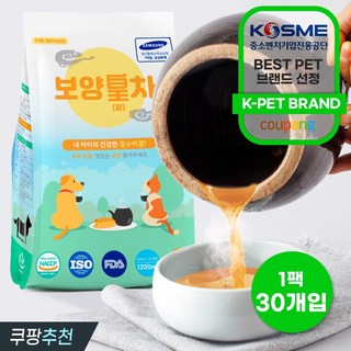 더보양 보양황차 강아지 고양이 마시는 천연 영양제, 40ml, 30개