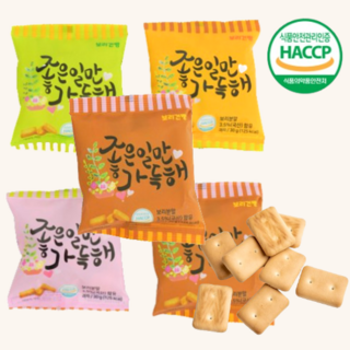 칼로리낮은 미니 보리 건빵 살안찌는 간식 정든식품 곡물과자 5개 30g 상품 이미지