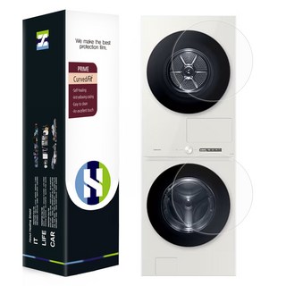 삼성 비스포크 그랑데 AI 원바디 탑핏 WF2420 프라임 고광택 도어 보호필름 세트, 1개
