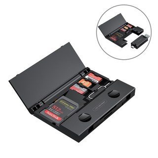 USB3.0 C타입 멀티 카드리더기+수납함 세트