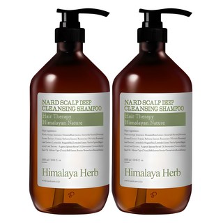나드 두피 비듬 딥클렌징 가려움 케어 샴푸, 1L, 2개