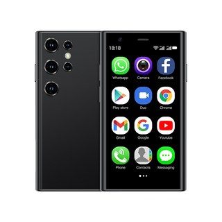 SOYES S23 Pro 3.0인치 소형 안드로이드 8.1 스마트폰 2GB RAM 16GB ROM 듀얼 SIM 대기 1000mAh 3G 네트워크 소형 휴대폰, 블랙