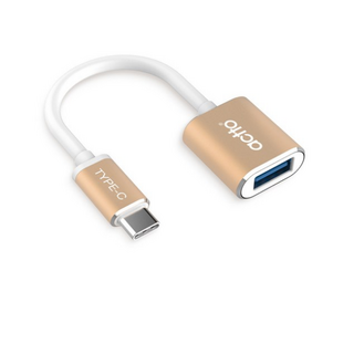 엑토 레오 C타입 3.0 USB 허브 TC-01, GOLD, 1개