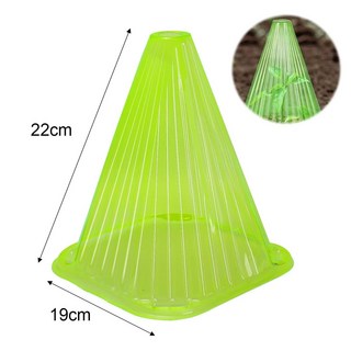 10-30PCS 정원 Cloches 재사용 가능한 벨 식물 커버 DIY 플라스틱 심기 묘목 텐트 보호기 달팽이 조류 곤충 치킨, 01 20PCS, 01 Green