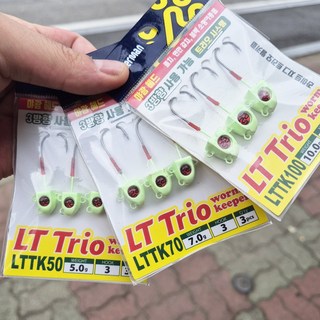 워터맨 LTTK 지그헤드 갈치 풀치 역지그 세트, 1세트, 3개입