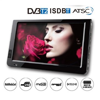 10인치 HD 미니TV – 휴대용 주방 및 경비실 리어 후석 모니터, DVB-T2/ATSC/ISDB 지원, USB/SD/MP3 지원 소형 자동차 텔레비전 모니터아날로그 10인치 HD 미니TV – 휴대용 주방 및 경비실 리어 후석 모니터, DVB-T2/ATSC/ISDB 지원, USB/SD/MP3 지원 소형 자동차 텔레비전 모니터아날로그