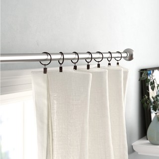 커튼 가림막 집게형 고리 링 거실 욕실 공간 분리 3컬러 [Curtain Fabric Holding Clip Rings 3 Colors], 실버(Silver), 1개