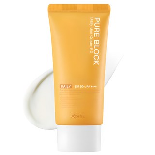어퓨 퓨어 블록 내추럴 데일리 선크림 이엑스 SPF50 PA++++, 50ml, 1개